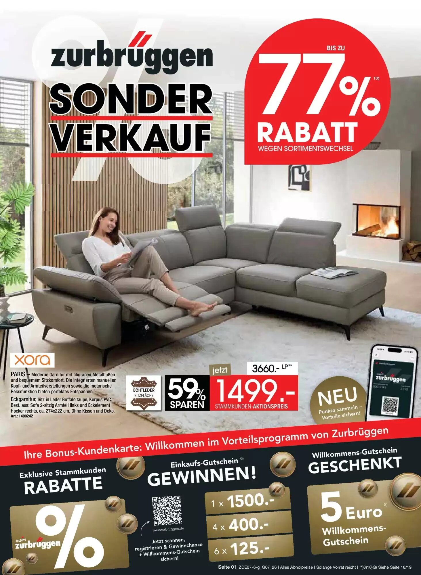 Zurbrüggen Prospekt (ab 03.07.2026) zum Blättern - Seite 1