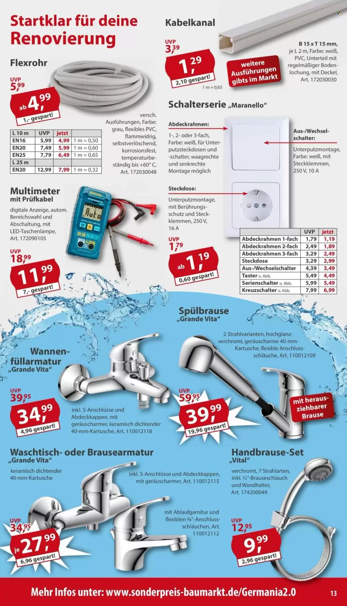 Sonderpreis Baumarkt Prospekt (ab 04.07.2026) zum Blättern - Seite 13