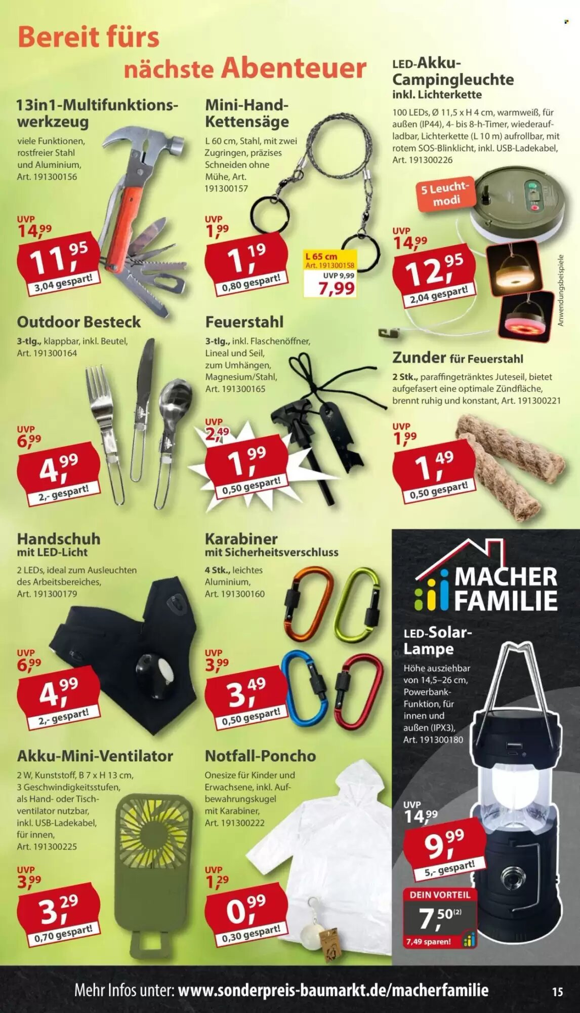 Sonderpreis Baumarkt Prospekt (ab 04.07.2026) zum Blättern - Seite 15