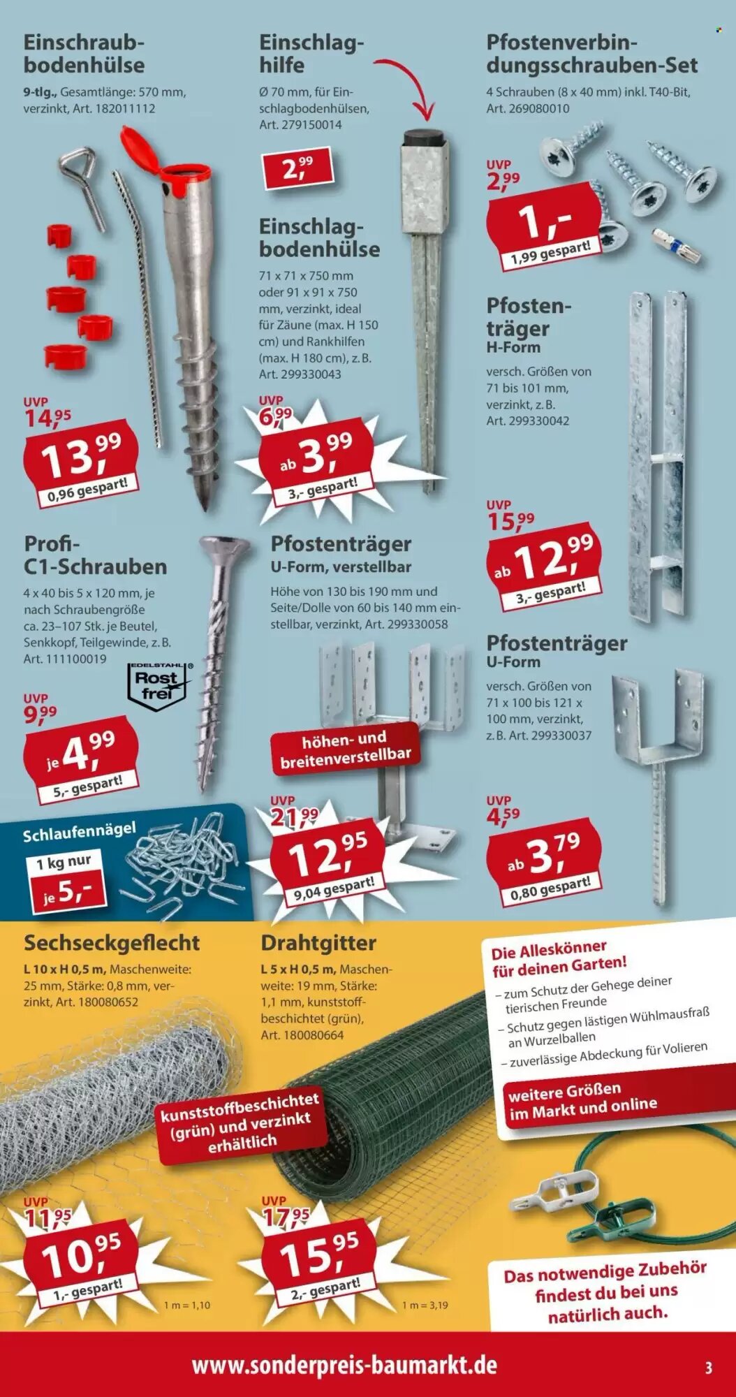 Sonderpreis Baumarkt Prospekt (ab 04.07.2026) zum Blättern - Seite 3