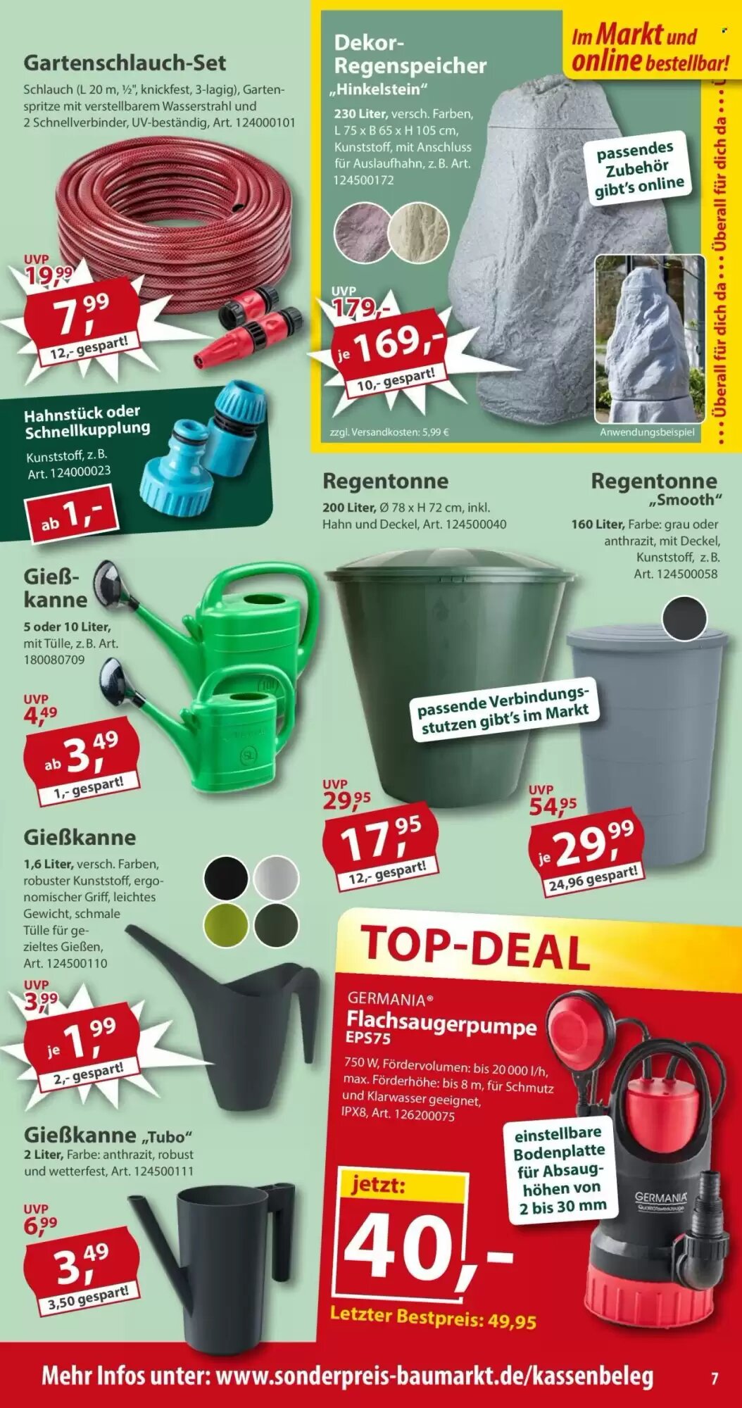 Sonderpreis Baumarkt Prospekt (ab 04.07.2026) zum Blättern - Seite 7