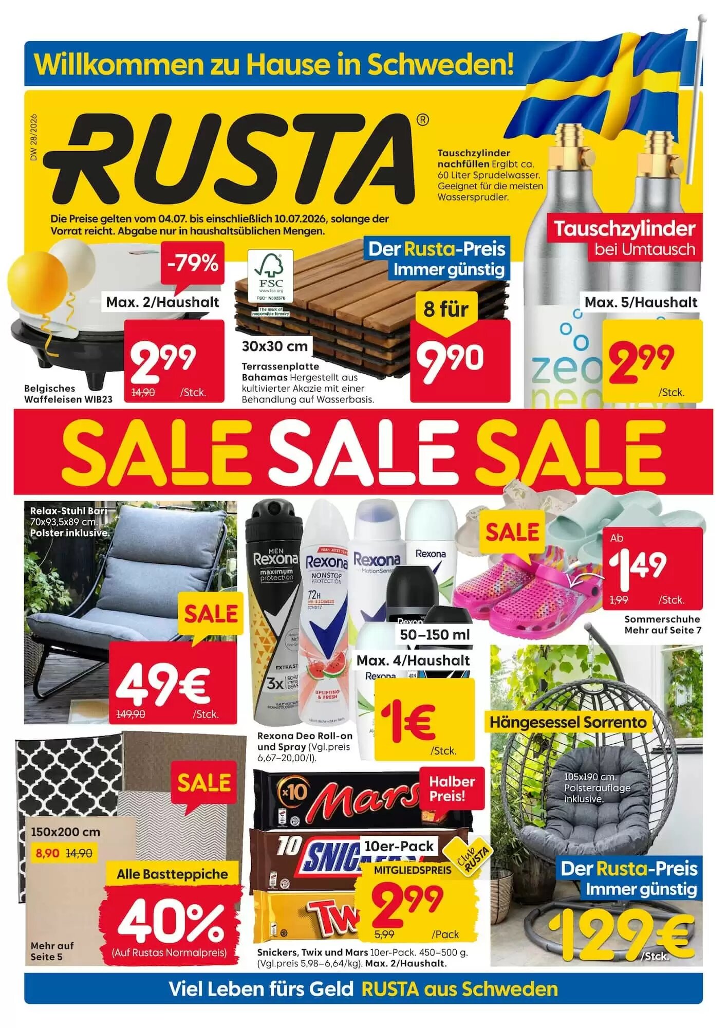 Rusta Prospekt (ab 04.07.2026) zum Blättern - Seite 1