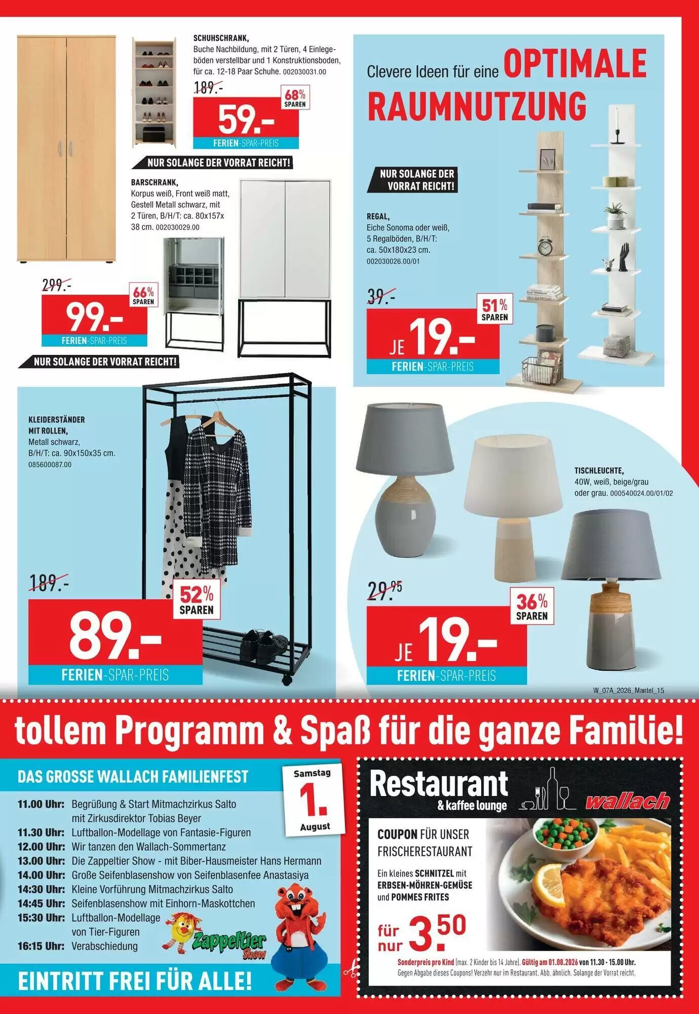 Möbel Wallach Prospekt (ab 04.07.2026) zum Blättern - Seite 15