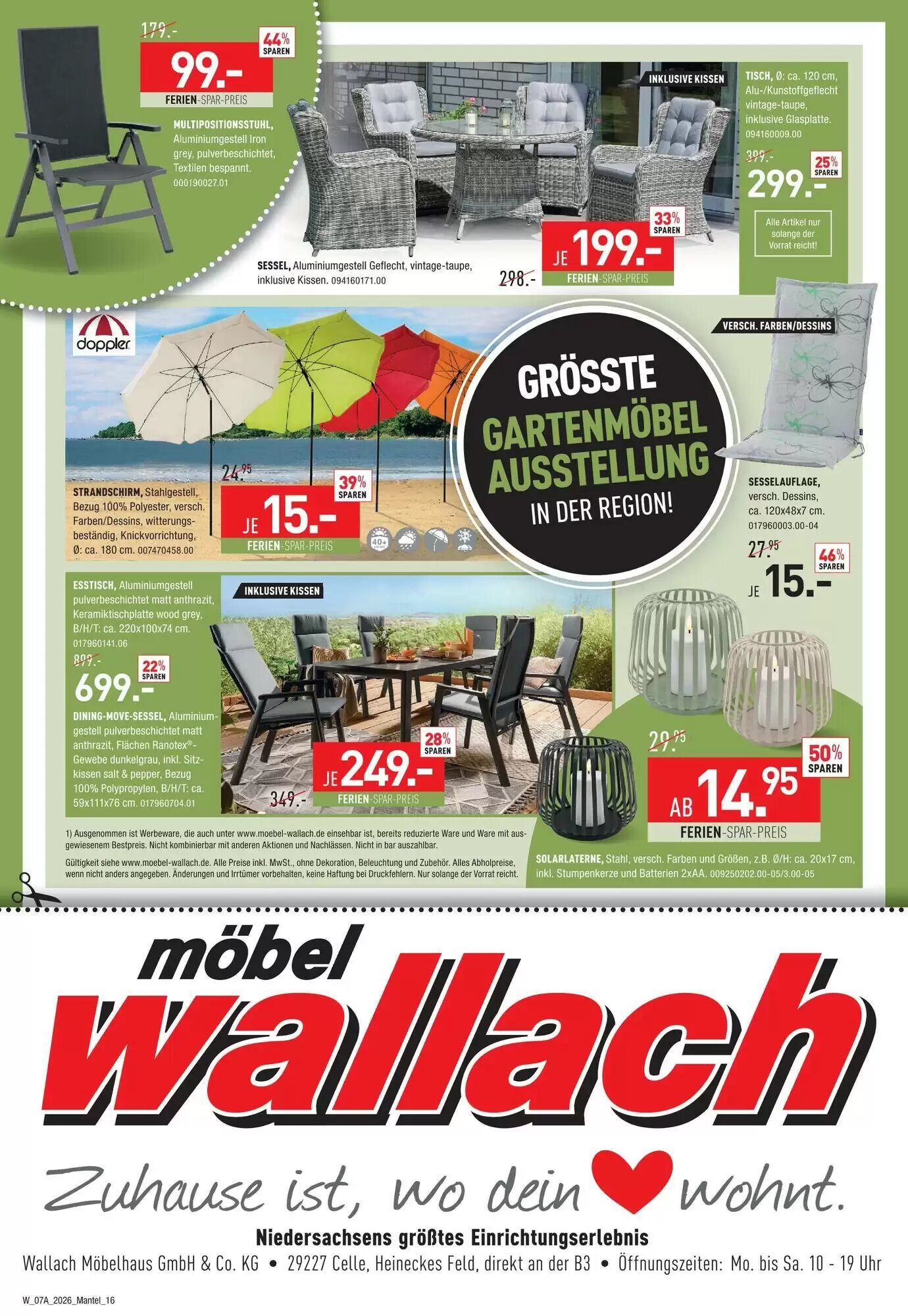Möbel Wallach Prospekt (ab 04.07.2026) zum Blättern - Seite 16