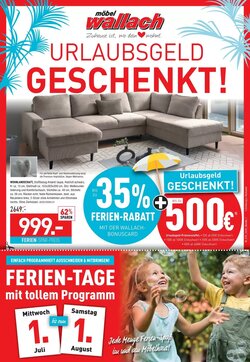 Möbel Wallach Prospekt (ab 04.07.2026) zum Blättern