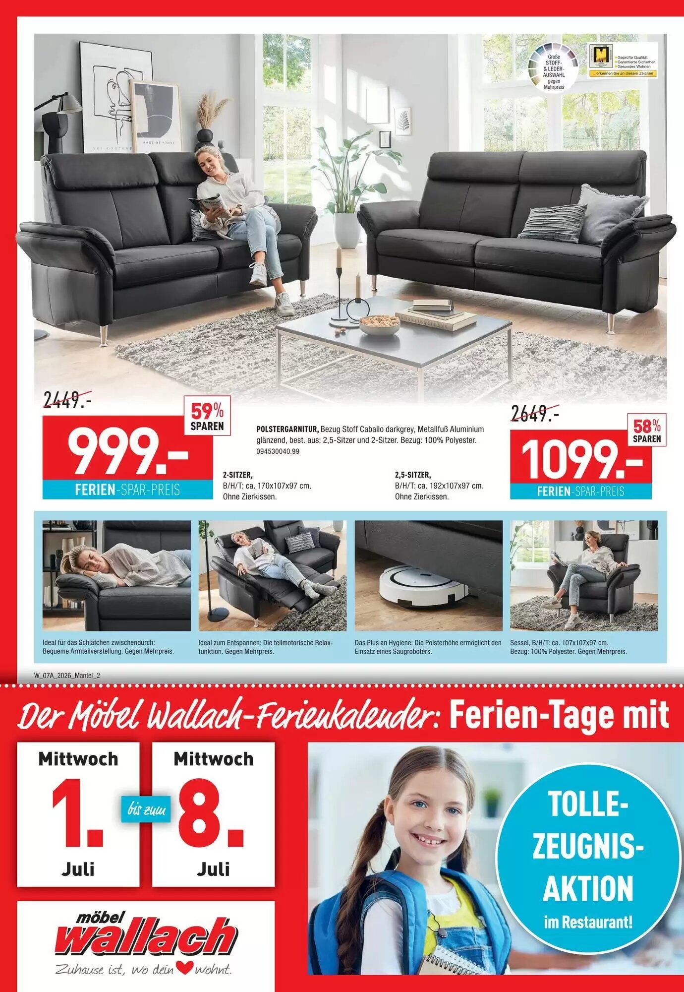 Möbel Wallach Prospekt (ab 04.07.2026) zum Blättern - Seite 2