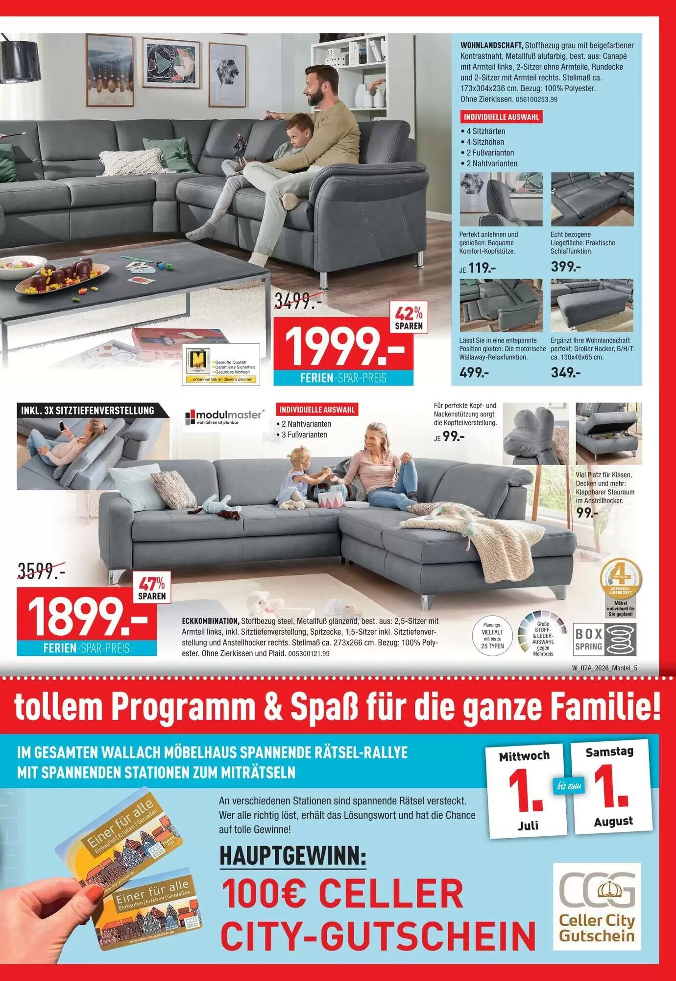 Möbel Wallach Prospekt (ab 04.07.2026) zum Blättern - Seite 5