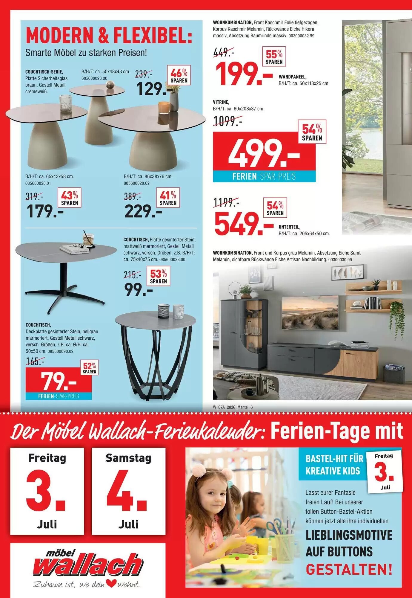Möbel Wallach Prospekt (ab 04.07.2026) zum Blättern - Seite 6