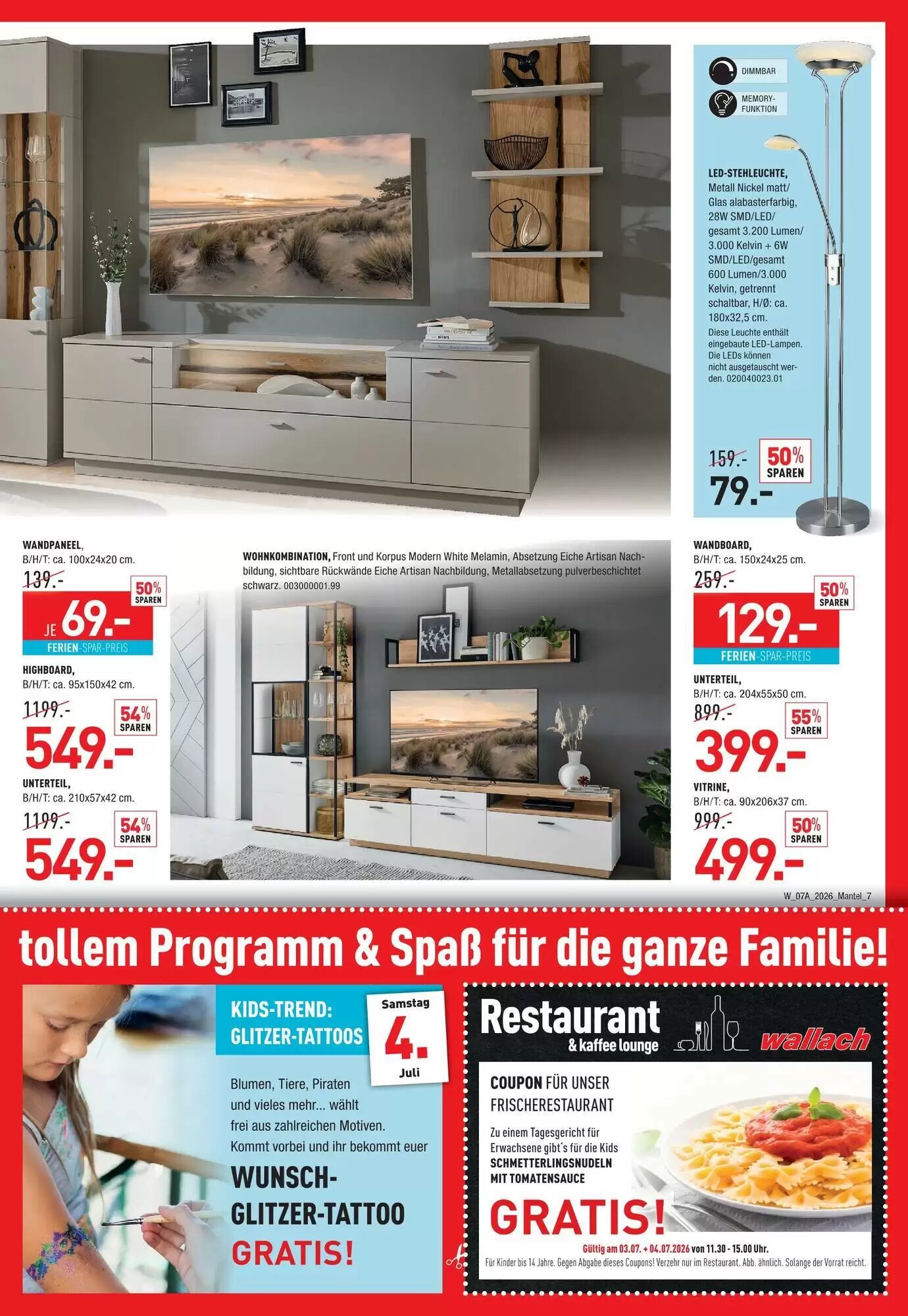 Möbel Wallach Prospekt (ab 04.07.2026) zum Blättern - Seite 7