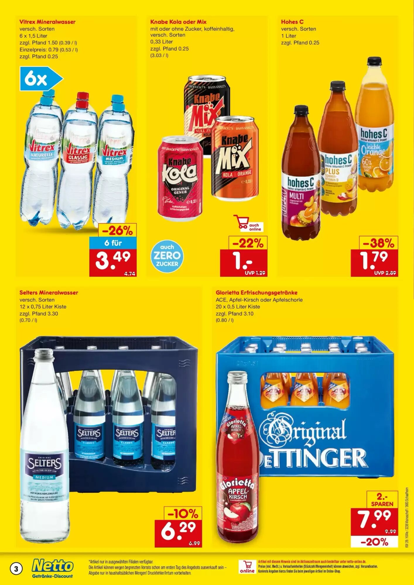 Netto Getränke Discount Prospekt (ab 05.07.2026) zum Blättern - Seite 3