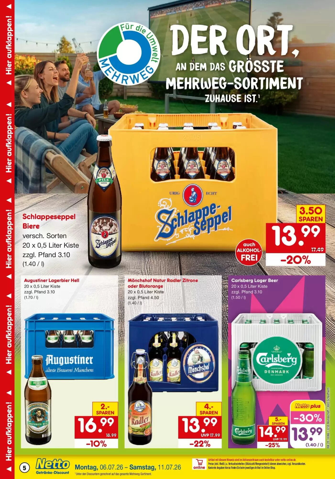 Netto Getränke Discount Prospekt (ab 05.07.2026) zum Blättern - Seite 5