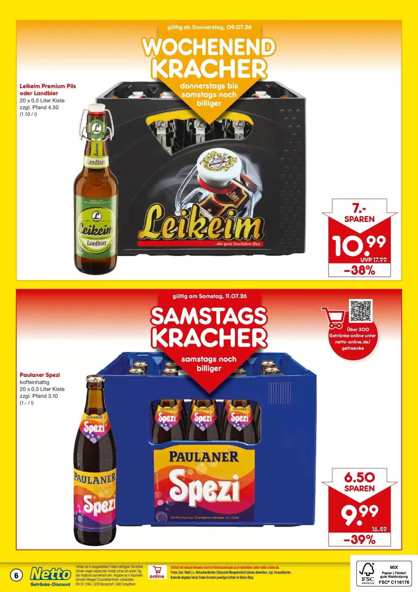 Netto Getränke Discount Prospekt (ab 05.07.2026) zum Blättern - Seite 6