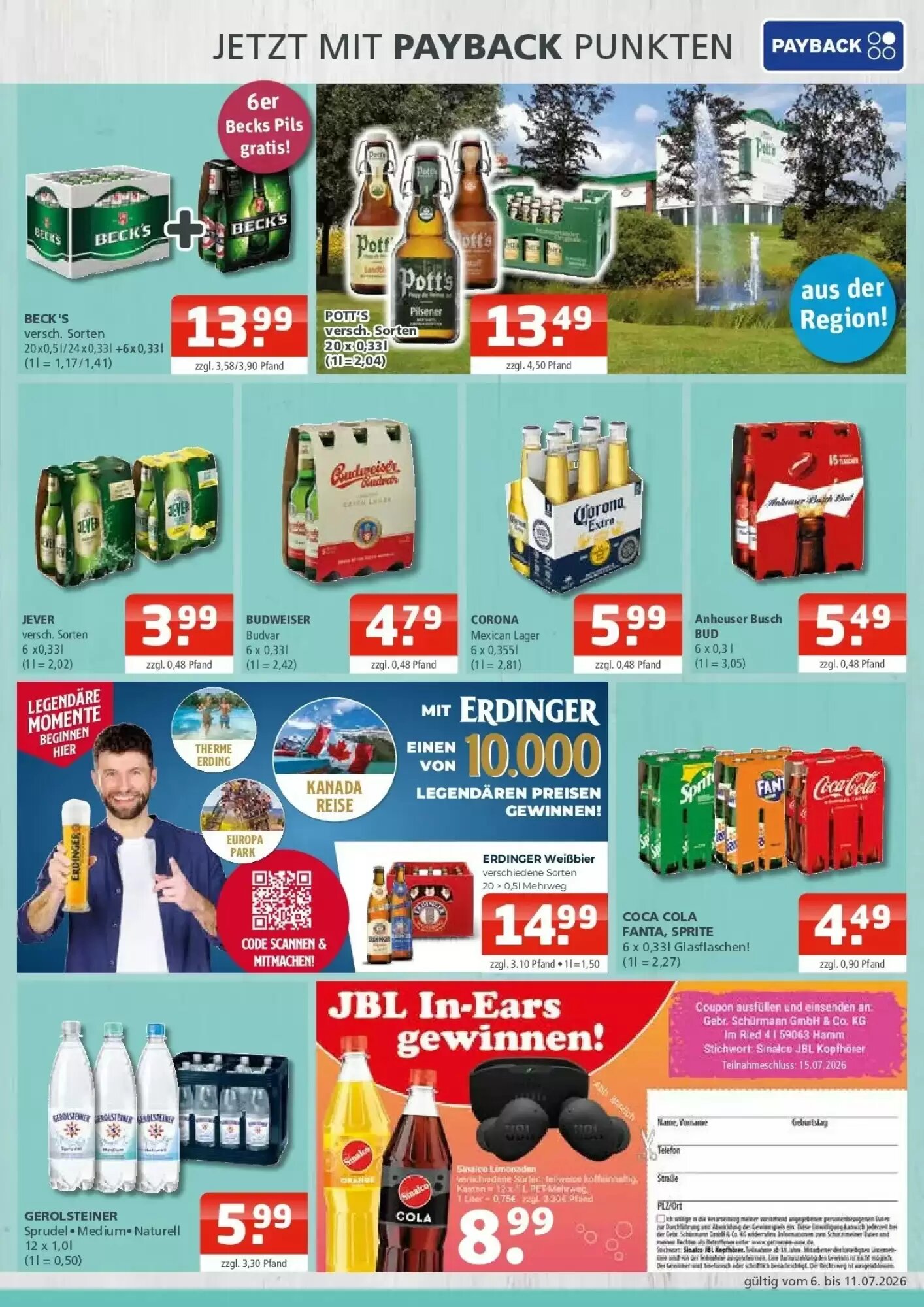Getränke Oase Prospekt (ab 05.07.2026) zum Blättern - Seite 3