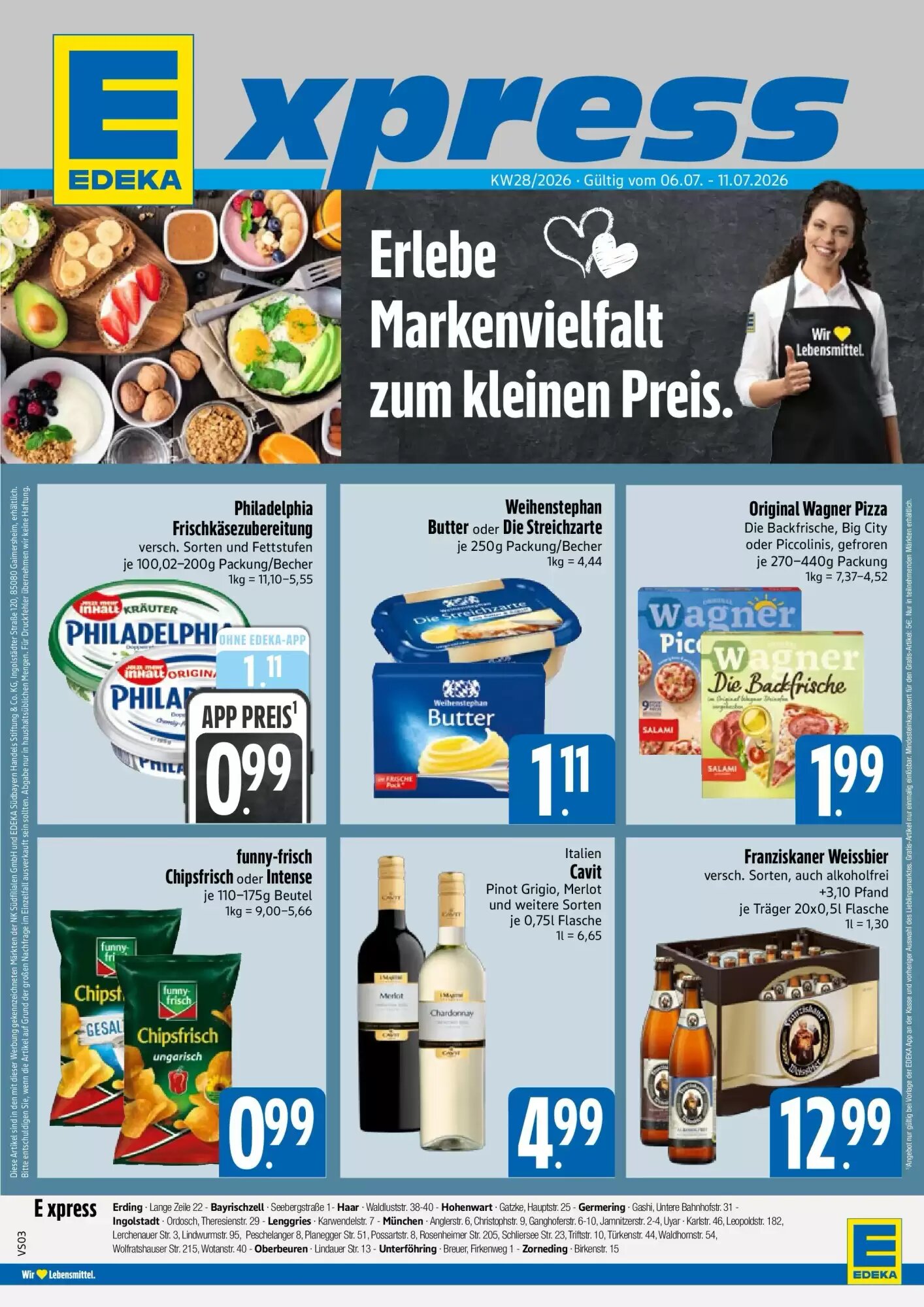 Edeka Xpress Prospekt (ab 05.07.2026) zum Blättern - Seite 1