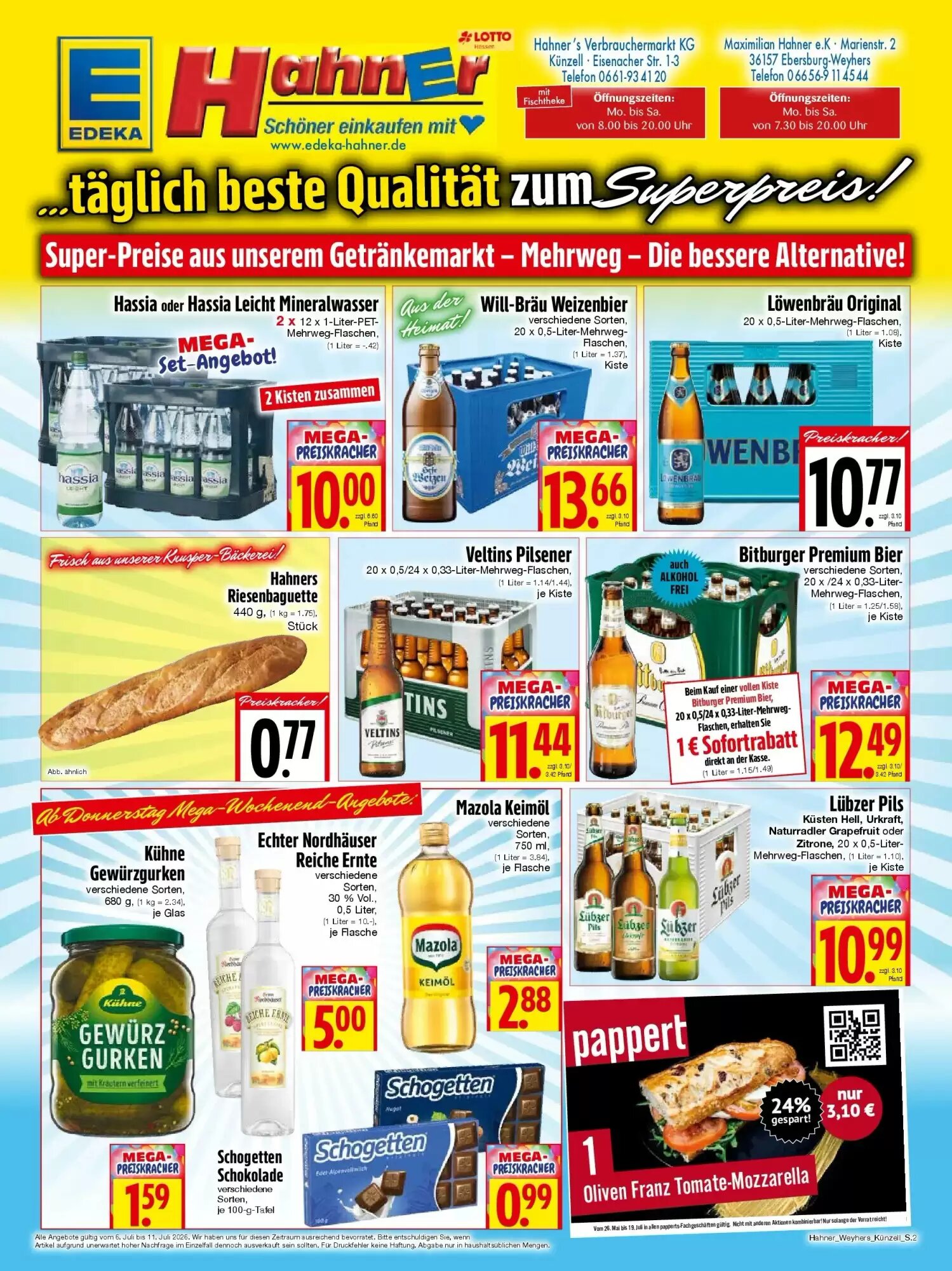 EDEKA Hahner Prospekt (ab 05.07.2026) zum Blättern - Seite 2