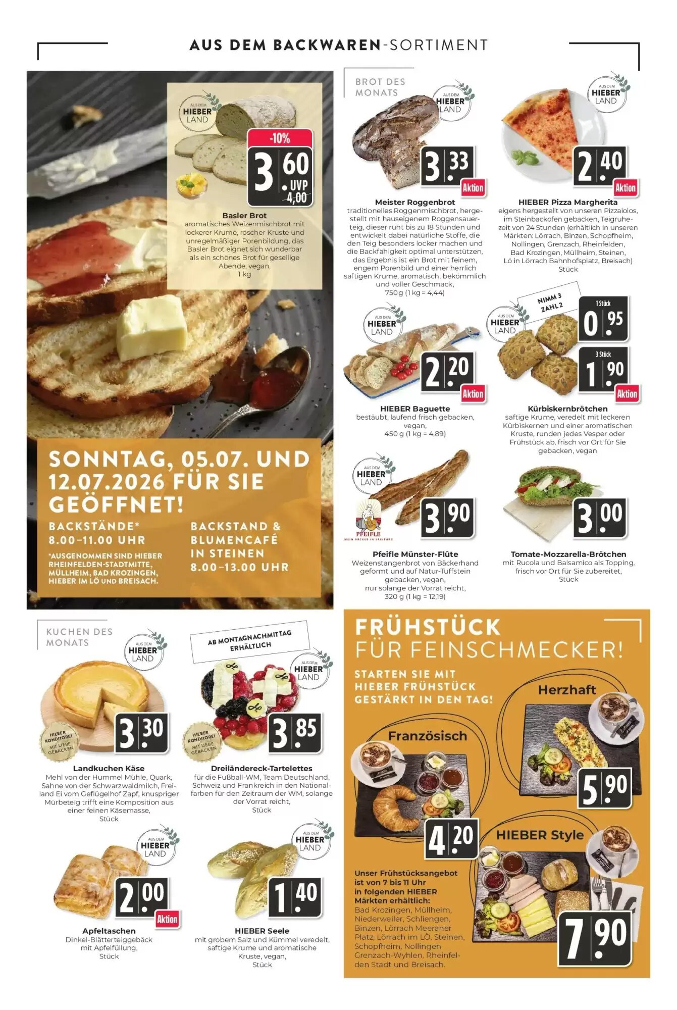 Hieber's Frische Center Prospekt (ab 05.07.2026) zum Blättern - Seite 6