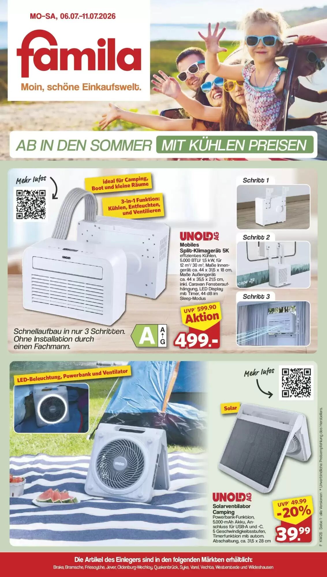 Famila Nord West Prospekt (ab 05.07.2026) zum Blättern - Seite 1