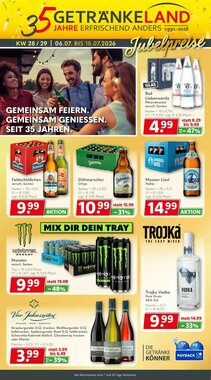 Getränkeland Prospekt (ab 06.07.2026) zum Blättern
