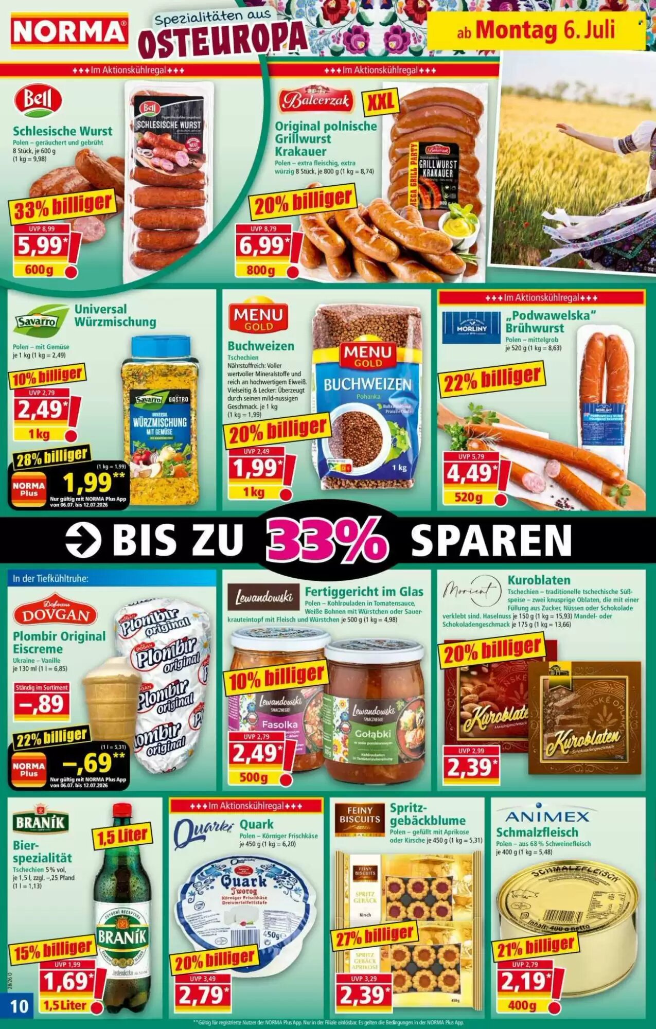 Norma Prospekt (ab 06.07.2026) zum Blättern - Seite 10