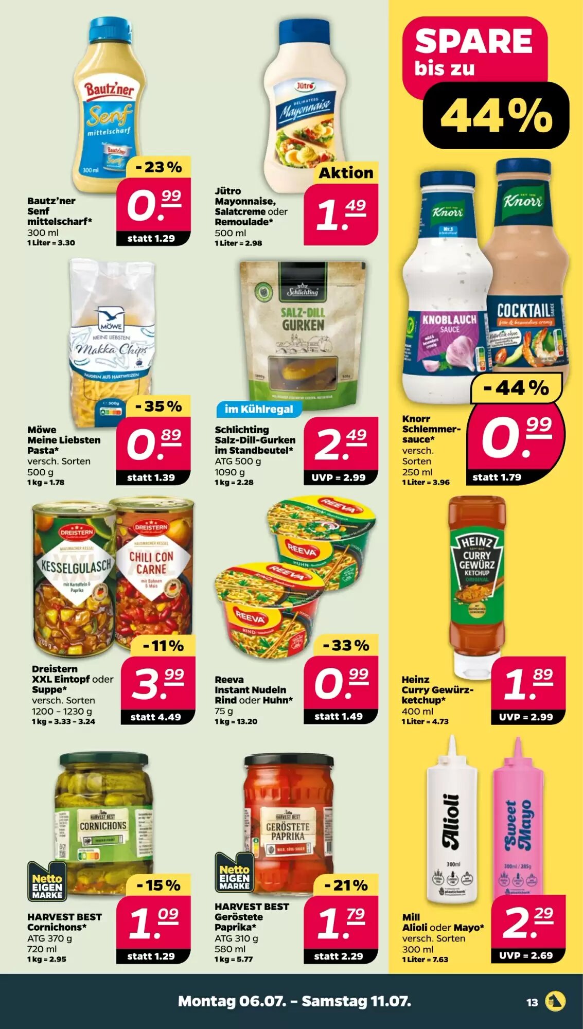 NETTO Prospekt (ab 06.07.2026) zum Blättern - Seite 13
