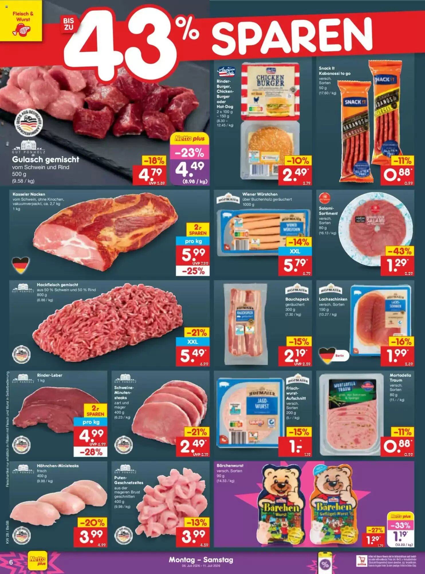 Netto Marken-Discount Prospekt (ab 06.07.2026) zum Blättern - Seite 10