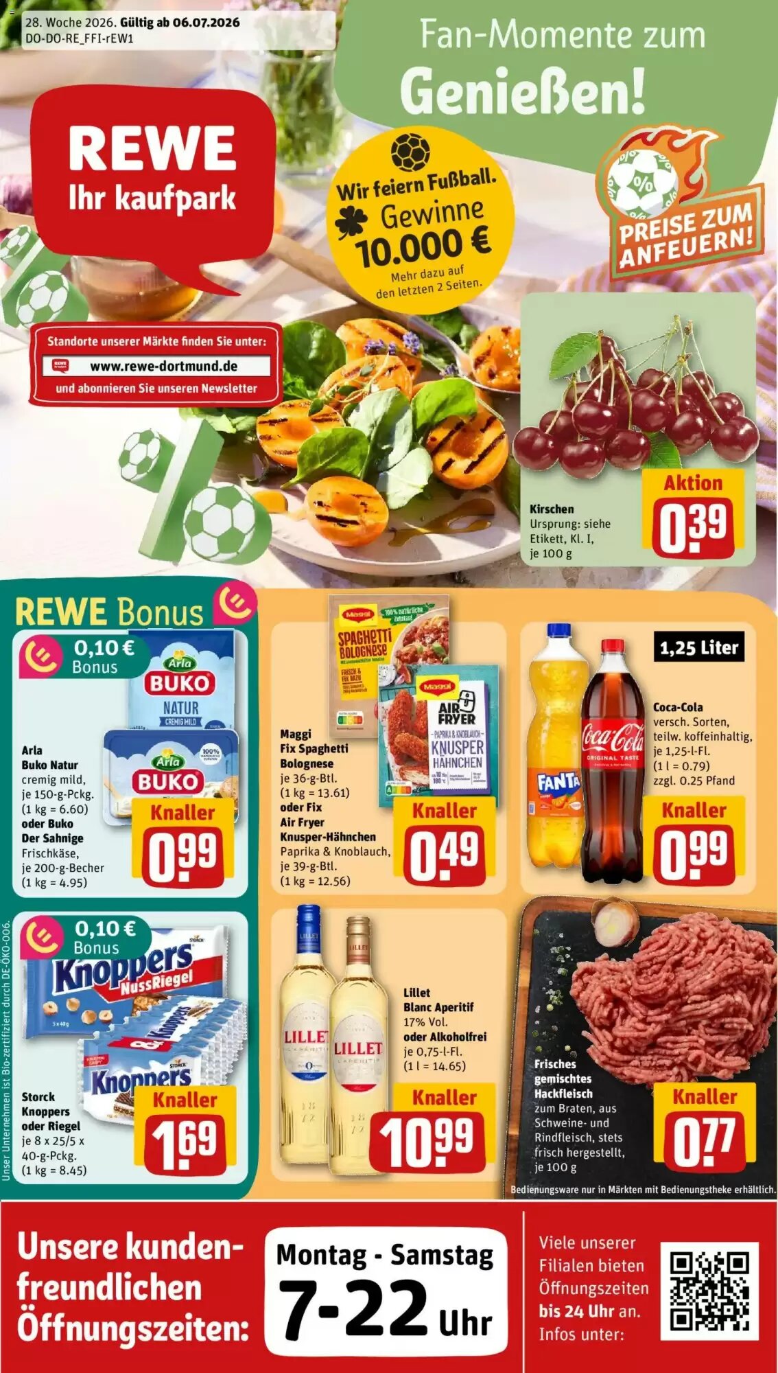 REWE Kaufpark Prospekt (ab 06.07.2026) zum Blättern - Seite 1