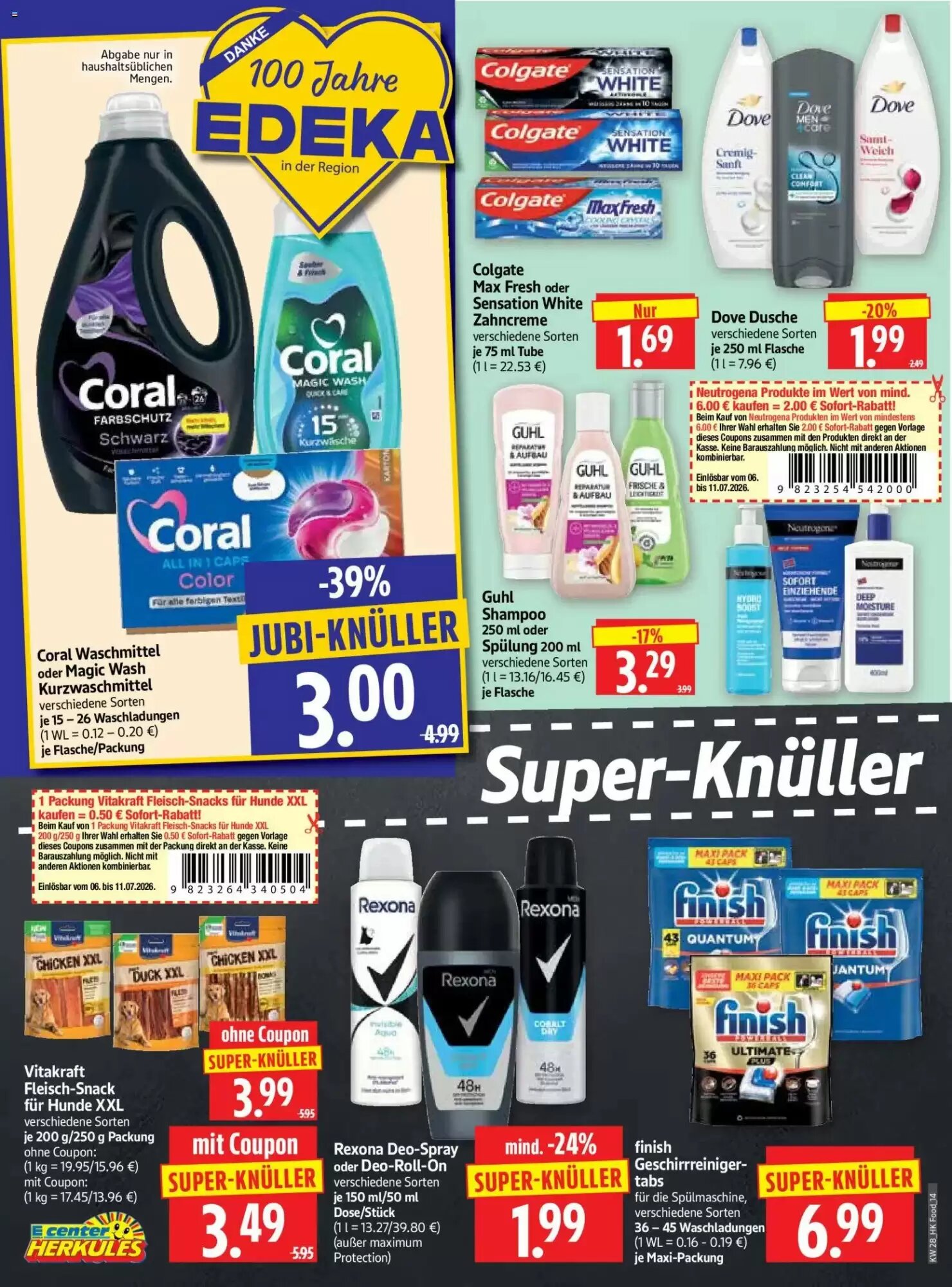 Edeka Herkules Prospekt (ab 06.07.2026) zum Blättern - Seite 14