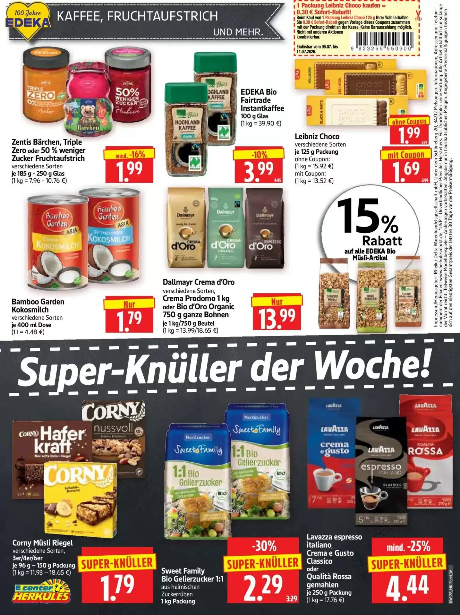 Edeka Herkules Prospekt (ab 06.07.2026) zum Blättern - Seite 16