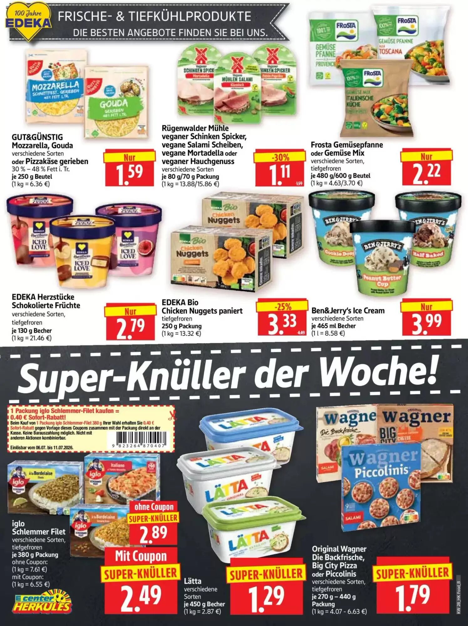 Edeka Herkules Prospekt (ab 06.07.2026) zum Blättern - Seite 8