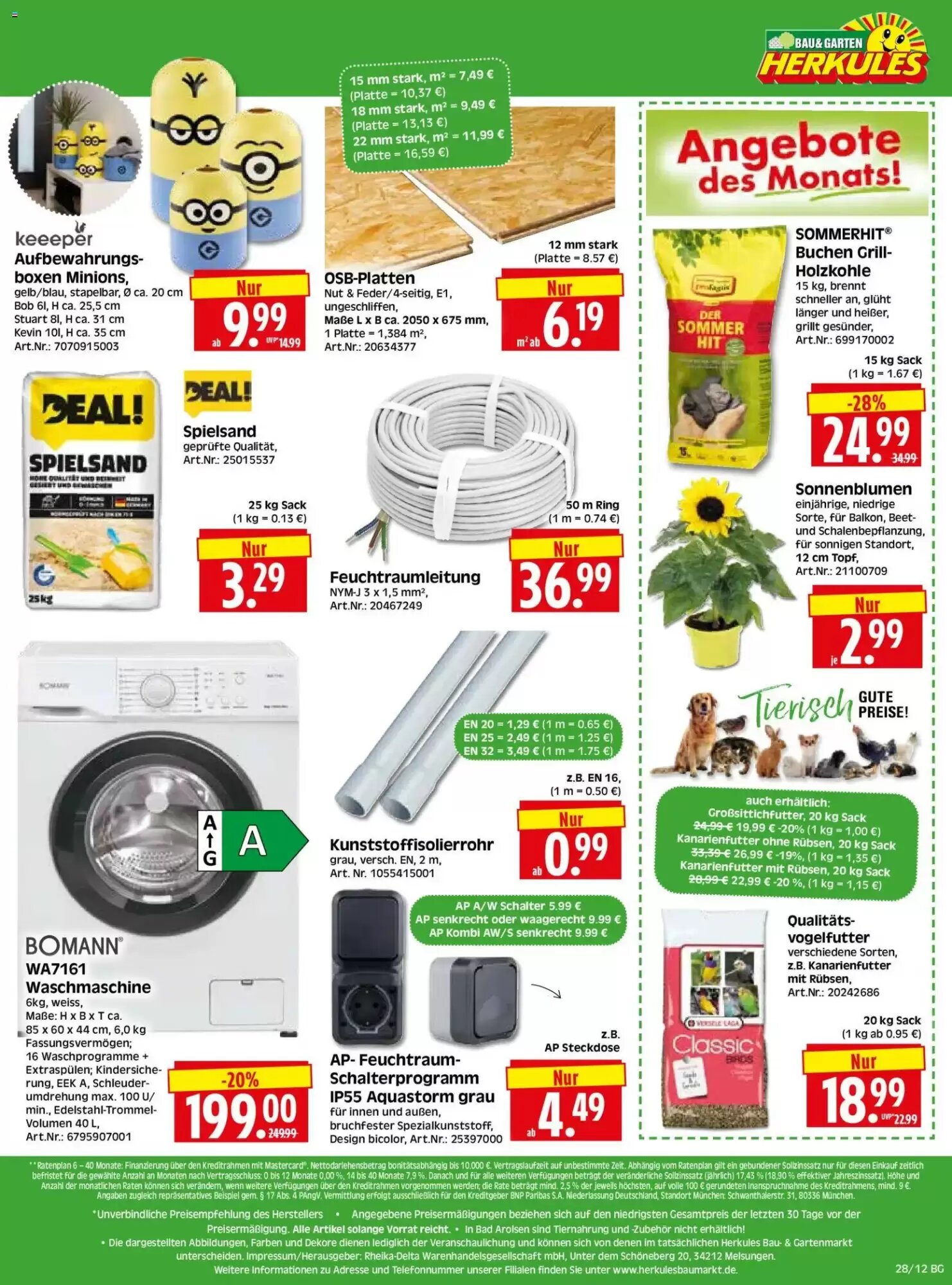 Herkules Baumarkt Prospekt (ab 06.07.2026) zum Blättern - Seite 12