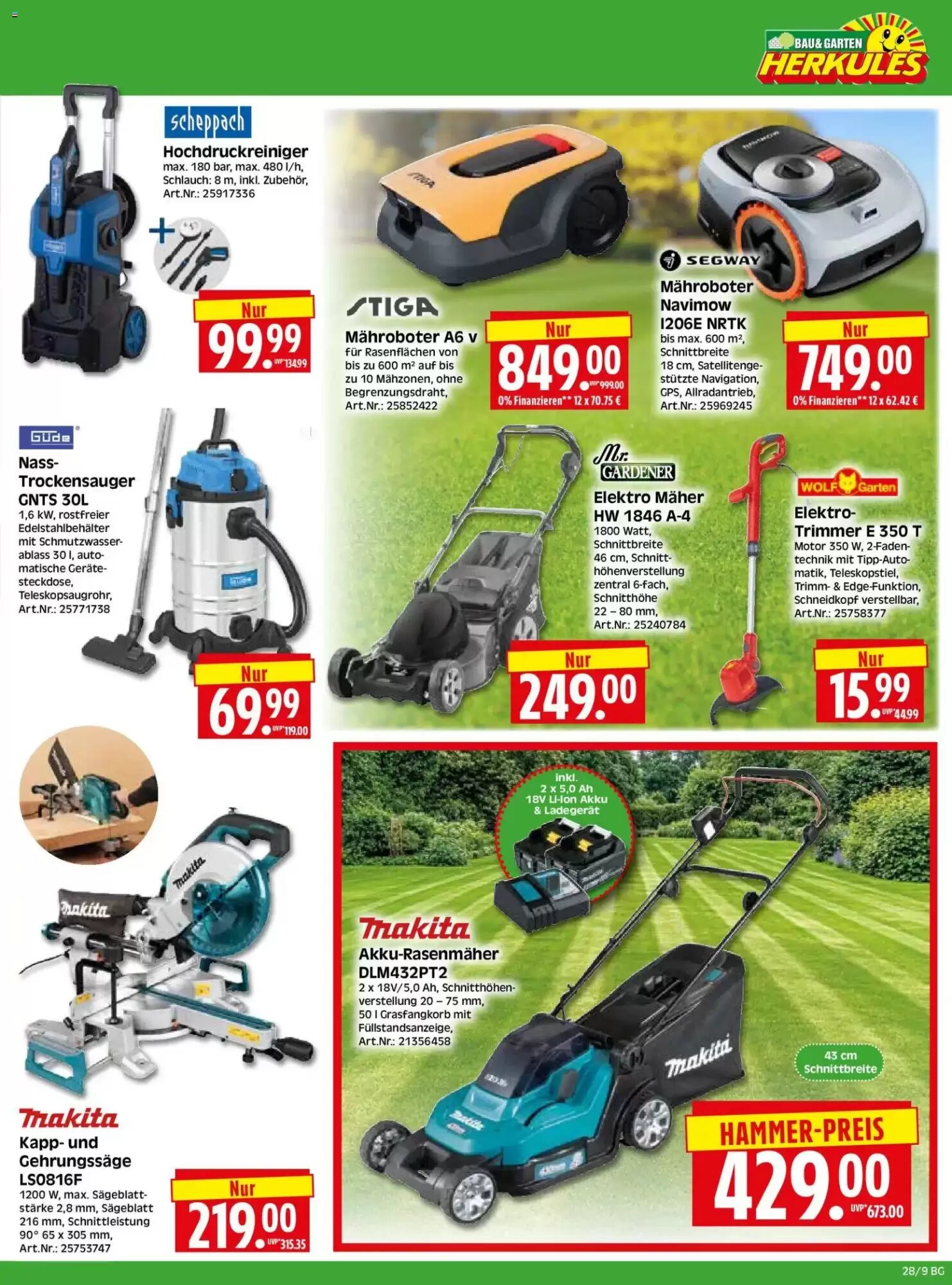 Herkules Baumarkt Prospekt (ab 06.07.2026) zum Blättern - Seite 9