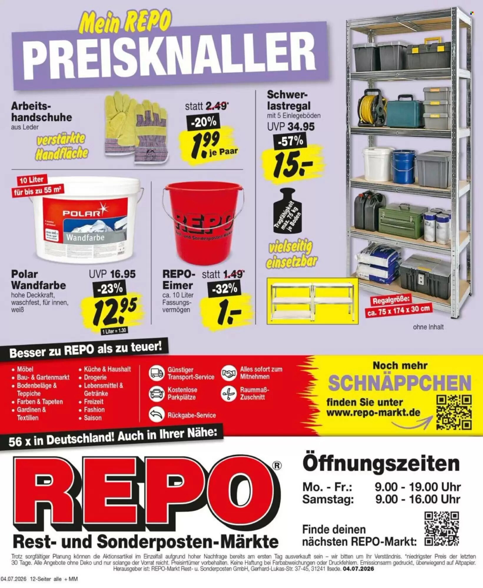 Repo Markt Prospekt (ab 06.07.2026) zum Blättern - Seite 12