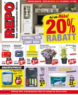 Repo Markt Prospekt (ab 06.07.2026) zum Blättern
