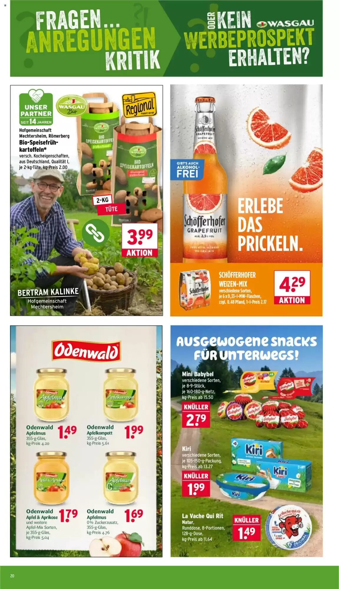 Wasgau Prospekt (ab 06.07.2026) zum Blättern - Seite 20