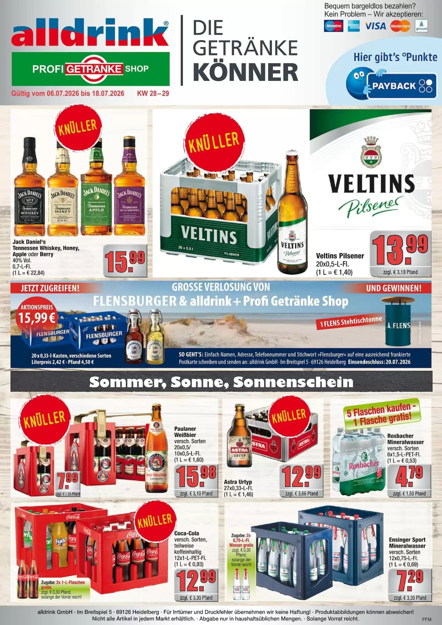 alldrink Prospekt (ab 06.07.2026) zum Blättern - Seite 1