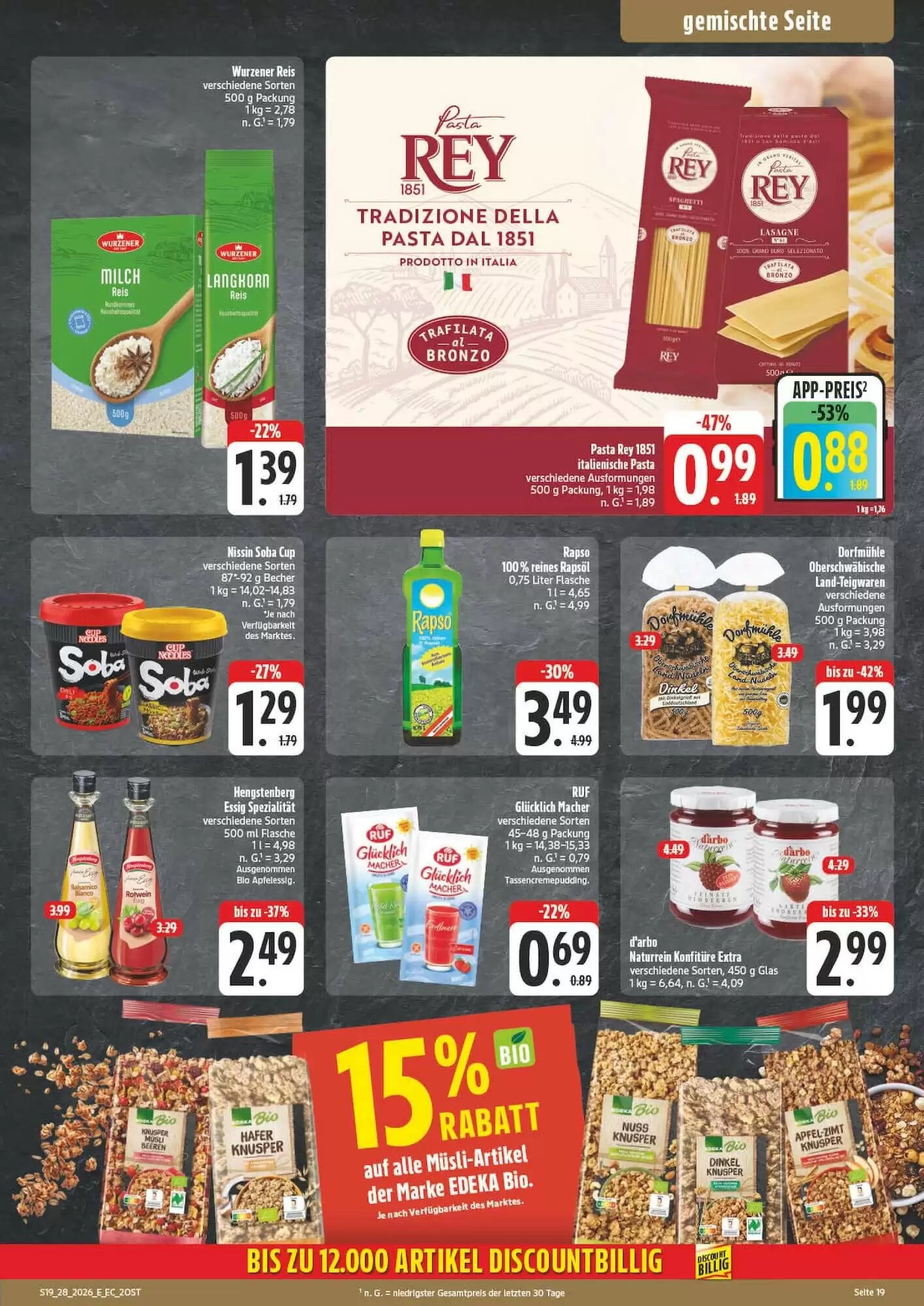 Edeka Aktiv Markt Prospekt (ab 06.07.2026) zum Blättern - Seite 19