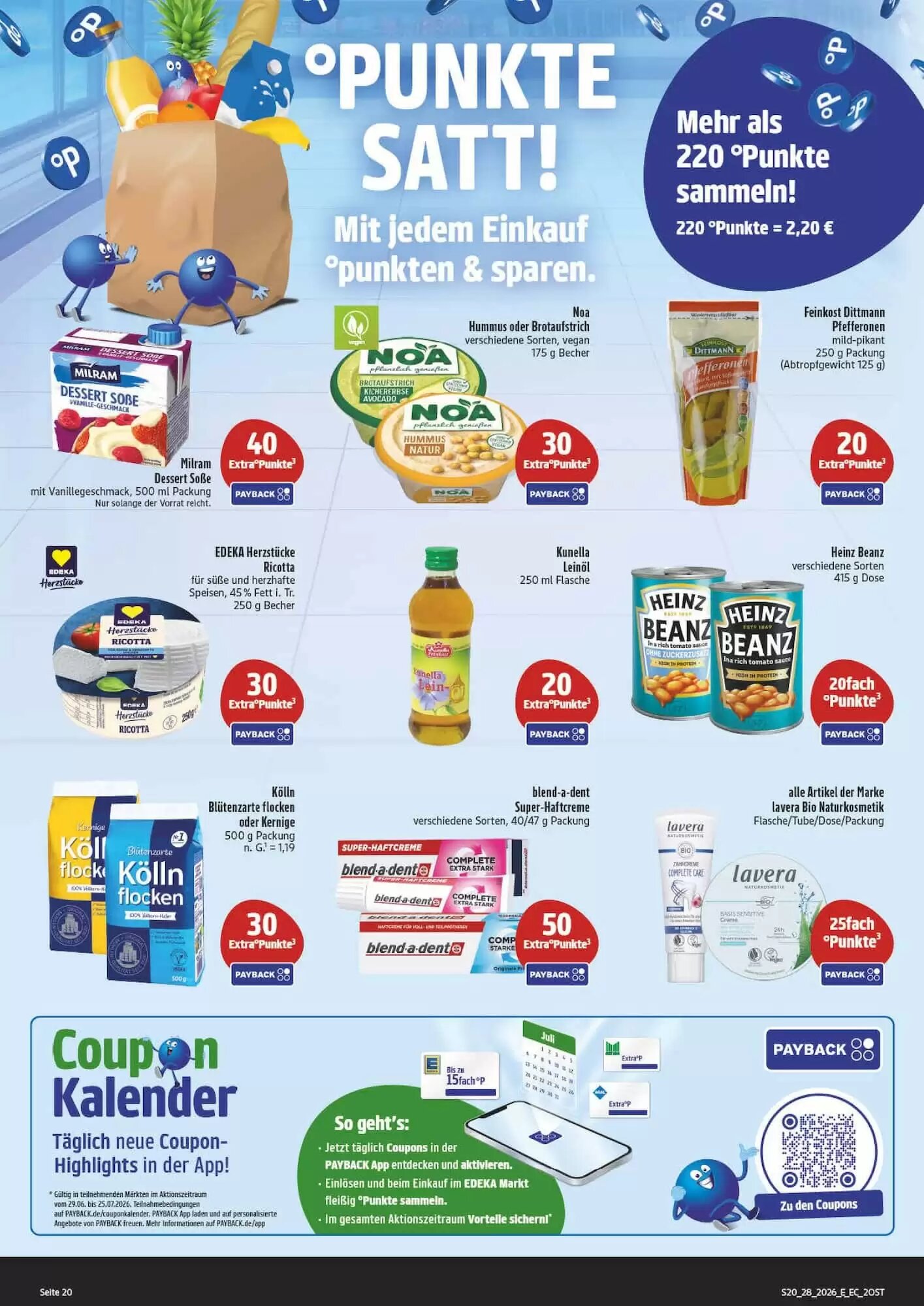 Edeka Aktiv Markt Prospekt (ab 06.07.2026) zum Blättern - Seite 20