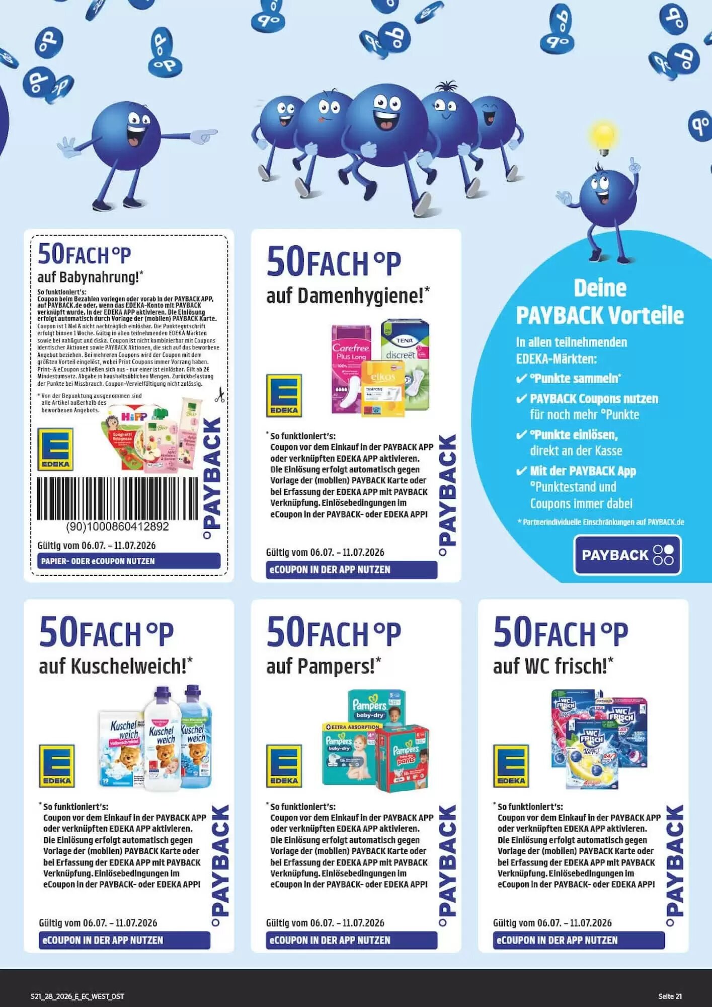 Edeka Aktiv Markt Prospekt (ab 06.07.2026) zum Blättern - Seite 21