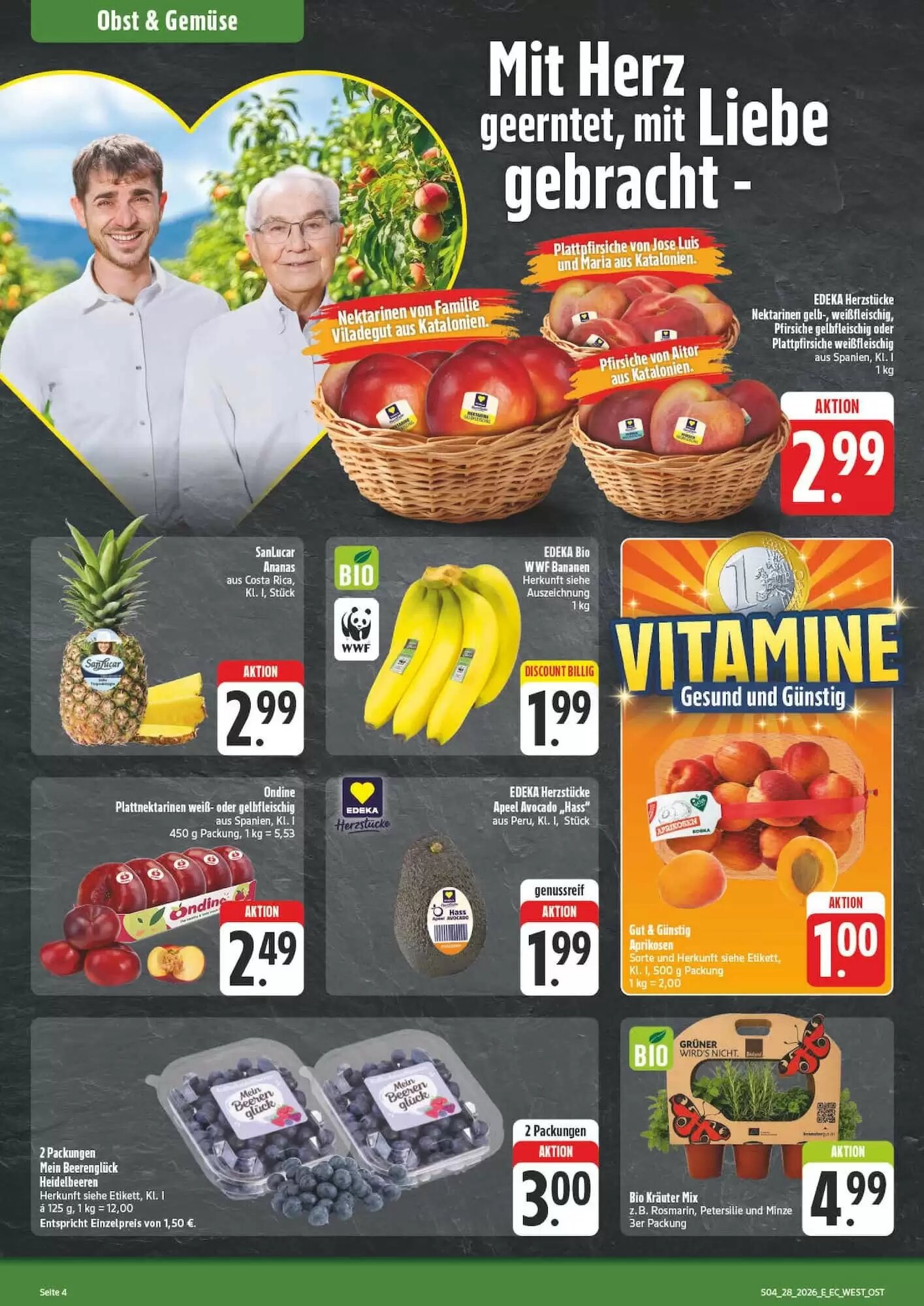 Edeka Aktiv Markt Prospekt (ab 06.07.2026) zum Blättern - Seite 4