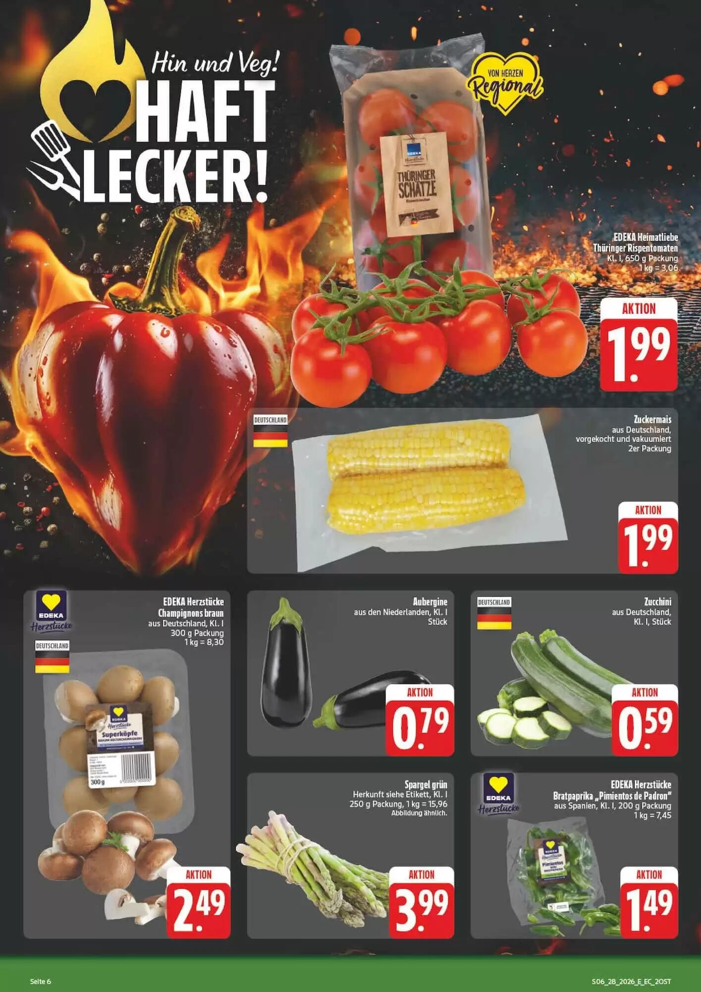 Edeka Aktiv Markt Prospekt (ab 06.07.2026) zum Blättern - Seite 6