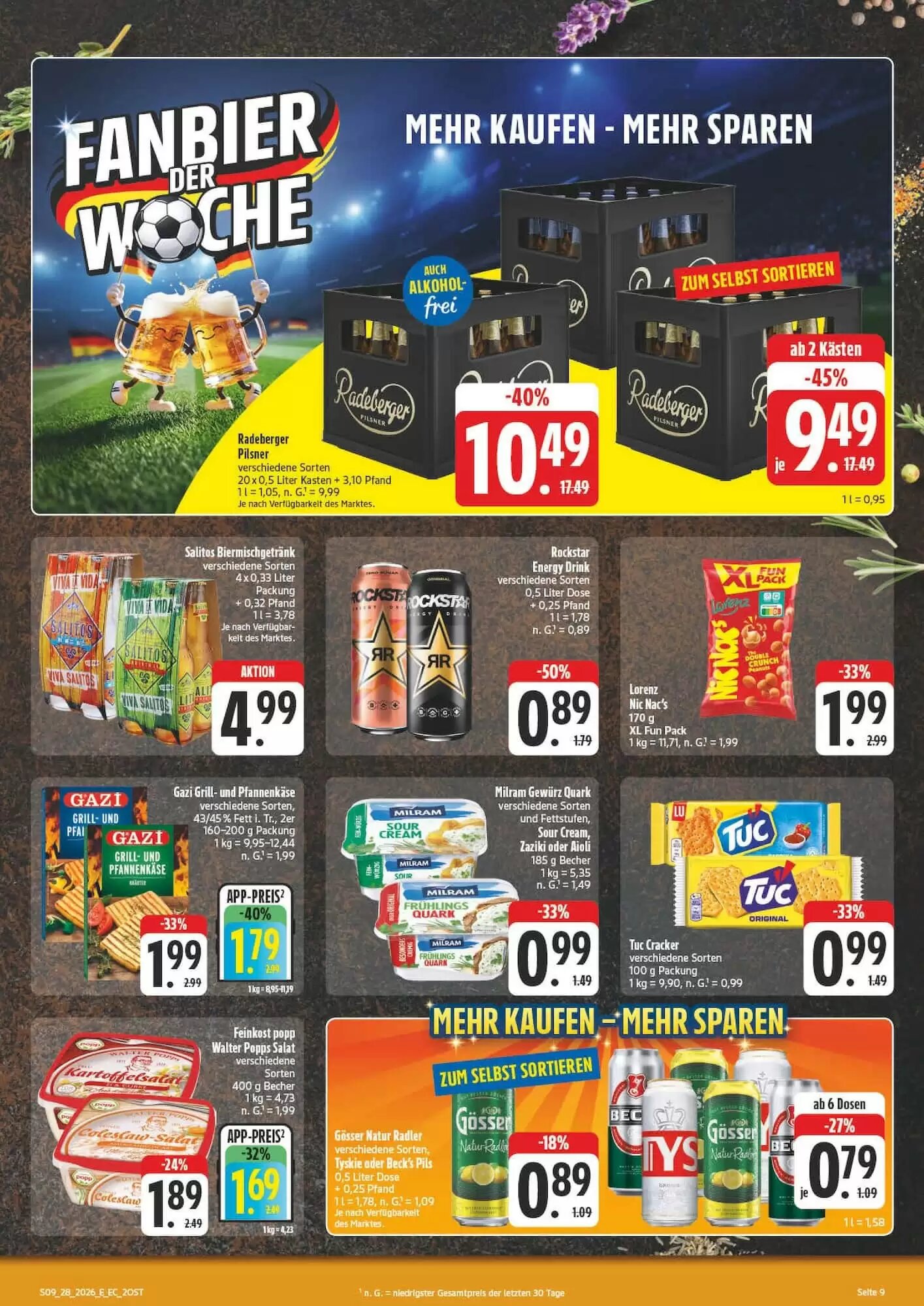 Edeka Aktiv Markt Prospekt (ab 06.07.2026) zum Blättern - Seite 9