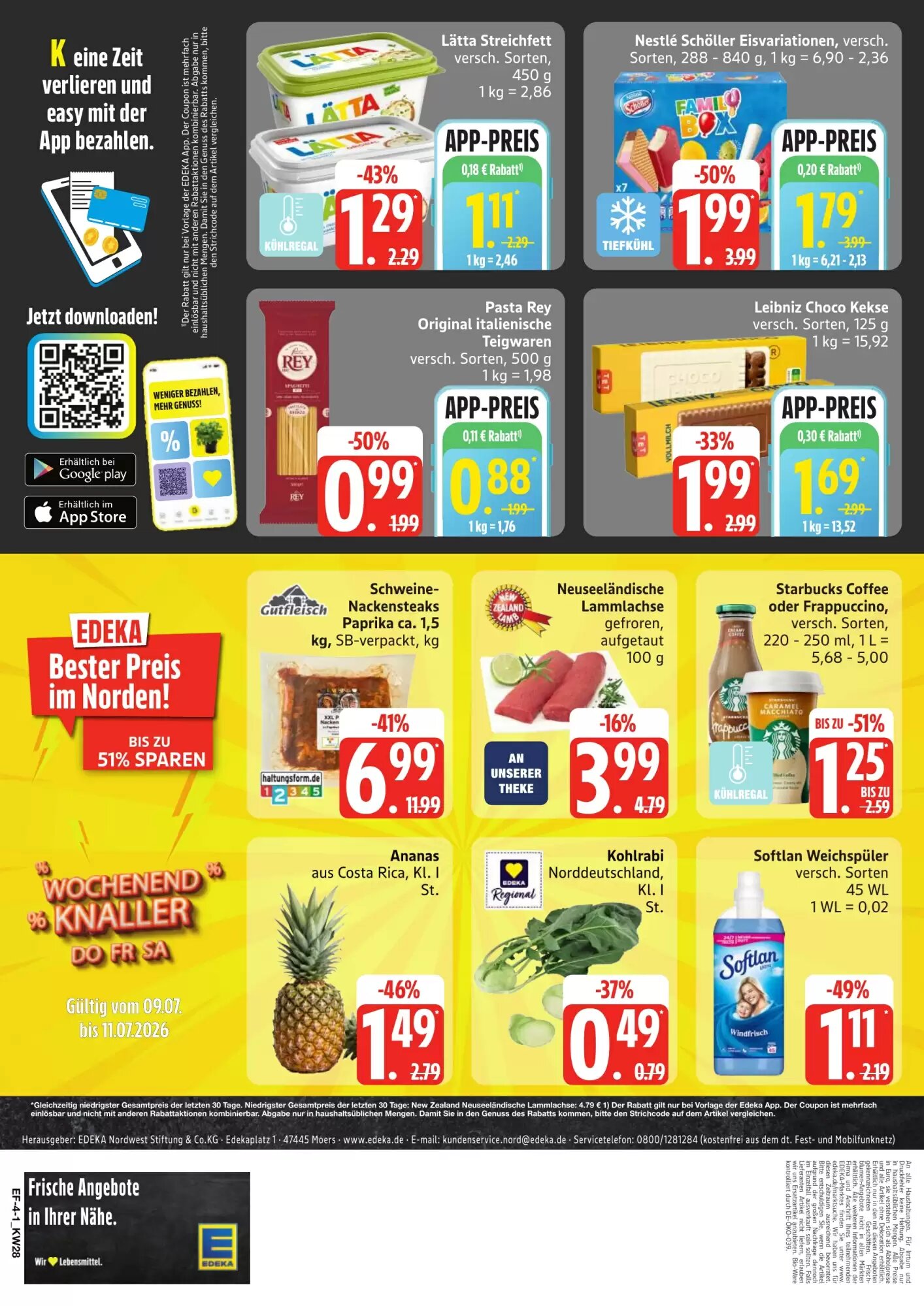 Edeka Frischemarkt Prospekt (ab 06.07.2026) zum Blättern - Seite 4