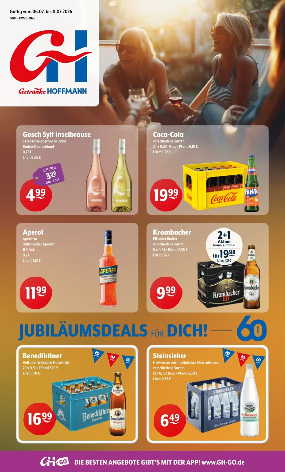 Getränke Hoffmann Prospekt (ab 06.07.2026) zum Blättern - Seite 1