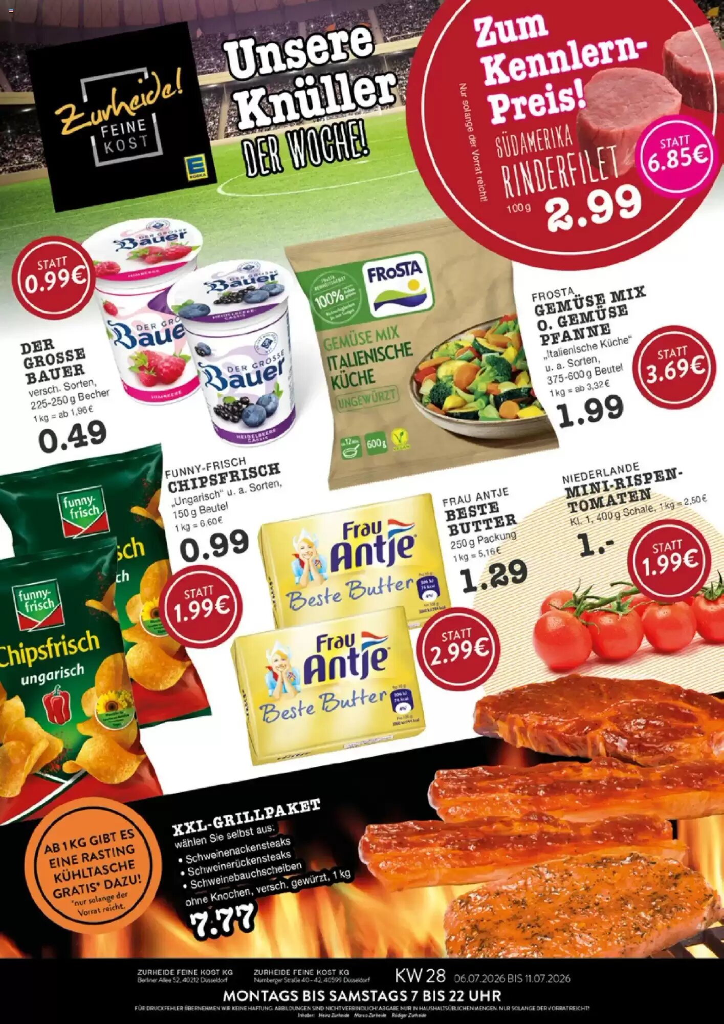 Edeka Zurheide Prospekt (ab 06.07.2026) zum Blättern - Seite 1