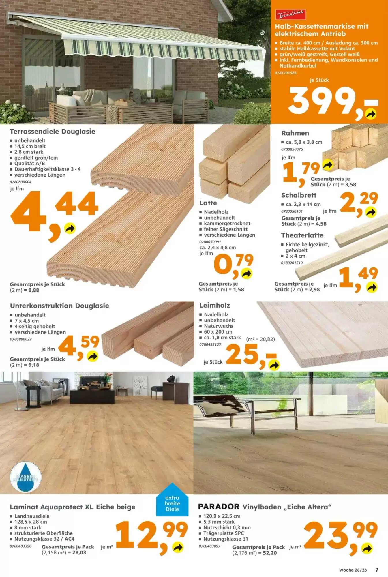 Globus Baumarkt Prospekt (ab 06.07.2026) zum Blättern - Seite 7
