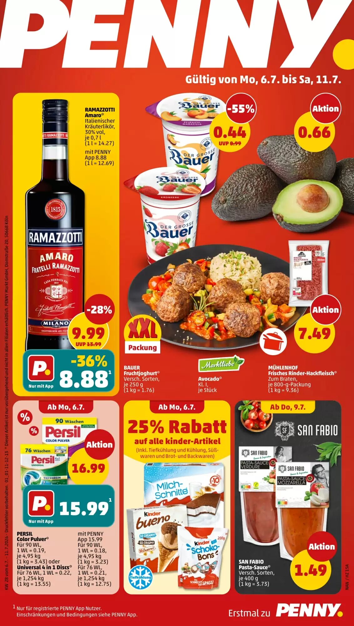 PENNY Prospekt (ab 06.07.2026) zum Blättern - Seite 1
