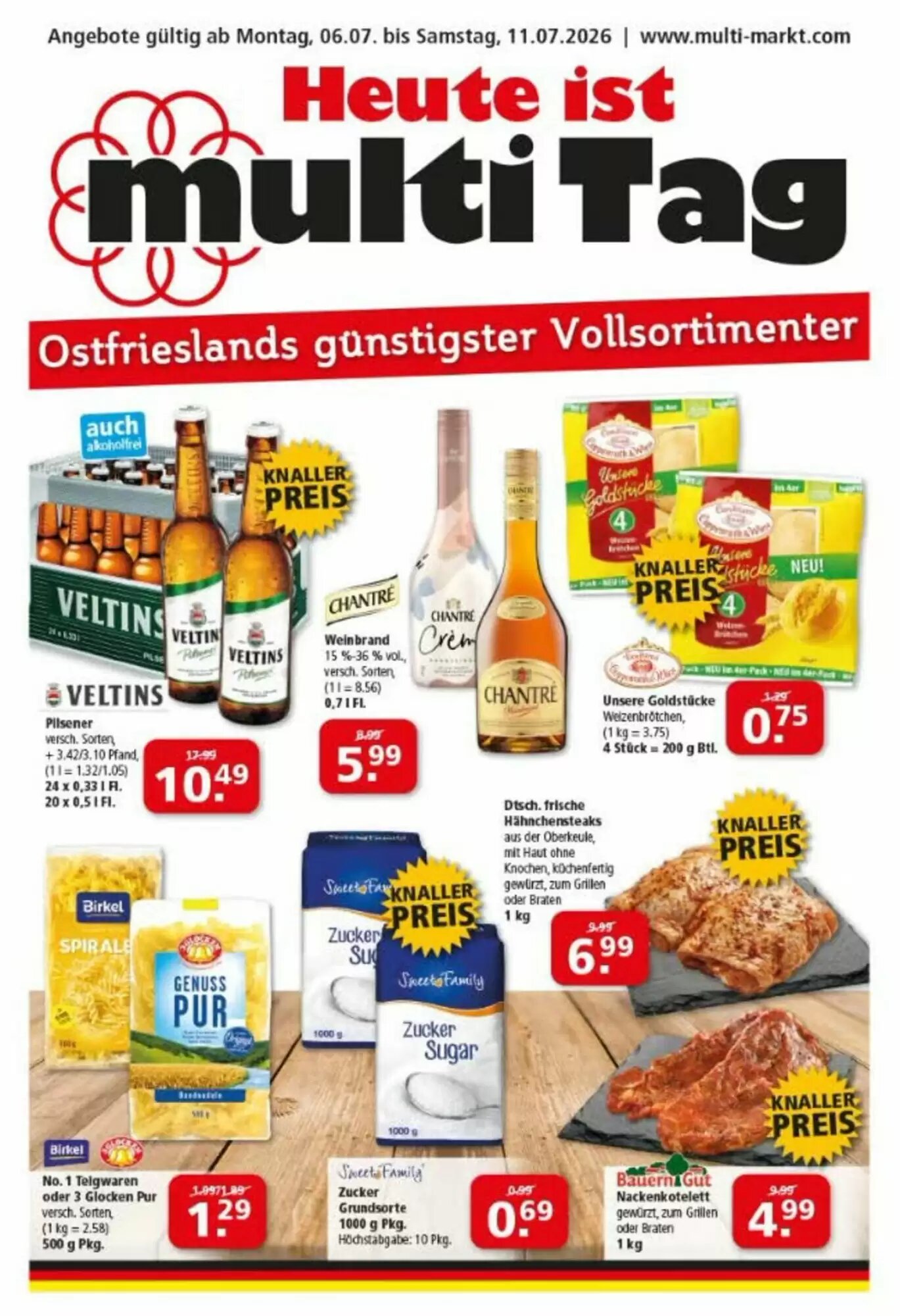 Multi Markt Prospekt (ab 06.07.2026) zum Blättern - Seite 1