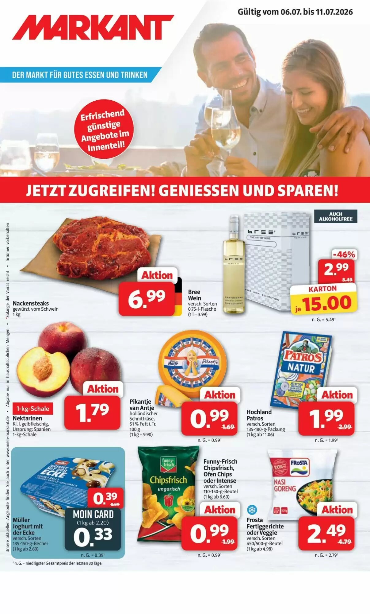 Markant Markt Prospekt (ab 06.07.2026) zum Blättern - Seite 1