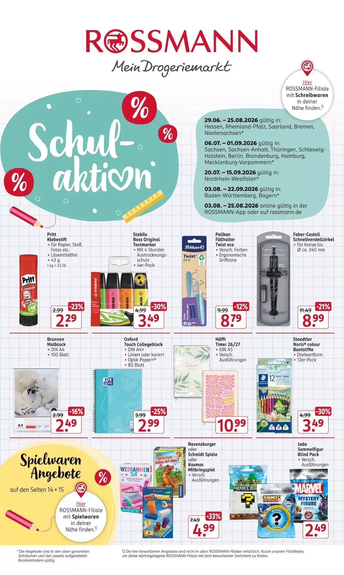 Rossmann Prospekt (ab 06.07.2026) zum Blättern - Seite 1