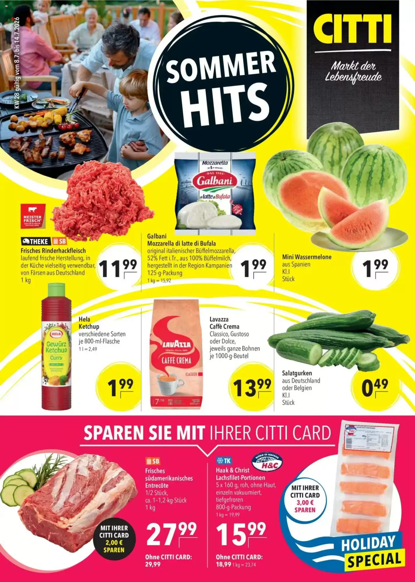 CITTI Markt Prospekt (ab 08.07.2026) zum Blättern - Seite 1